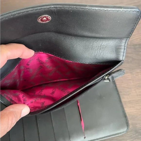 Pineda Covalin Designer Wallet – Multicolor | Silk & Leather 🌺 - Picture 5 of 6